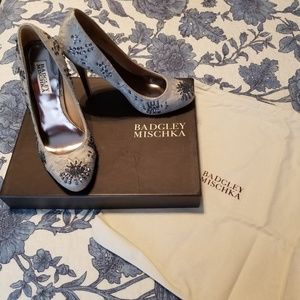 Badgley Mischka Lace Heels